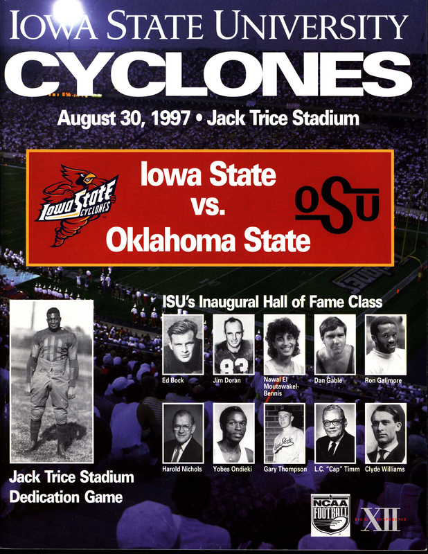 Football Program for the Game vs. Oklahoma State