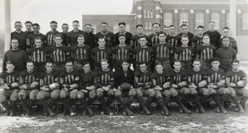 Photograph of 1923 Iowa State College football team