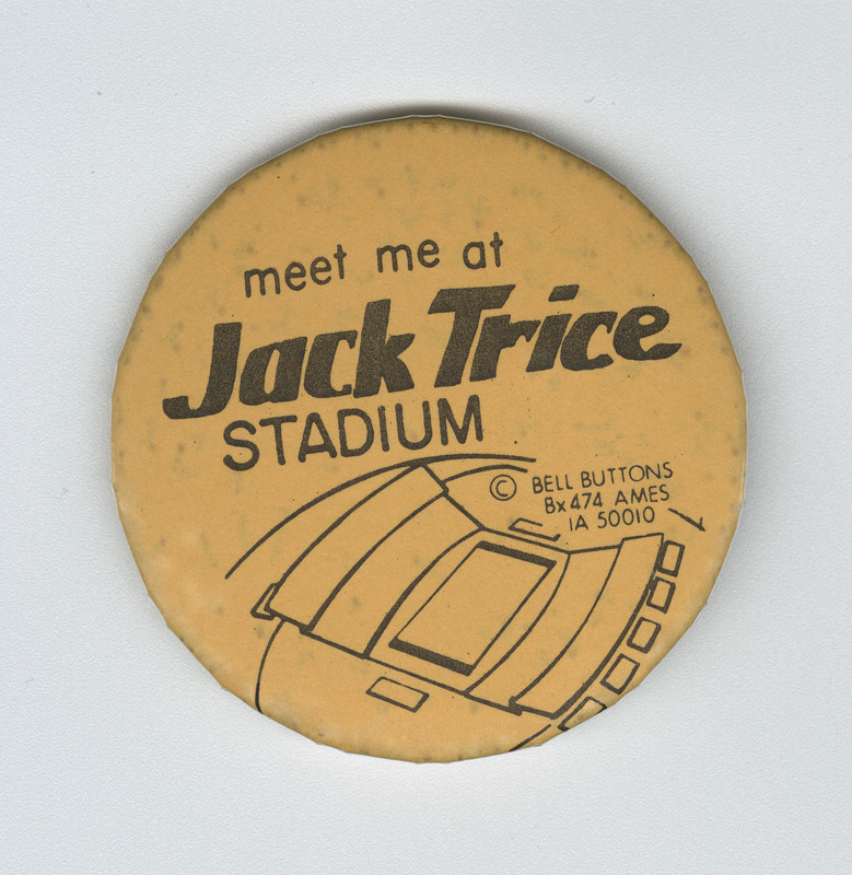 Button “Meet Me at Jack Trice Stadium"