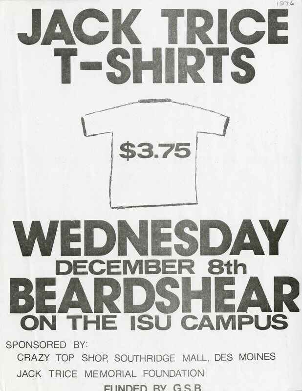 Advertisement for Jack Trice T-Shirts