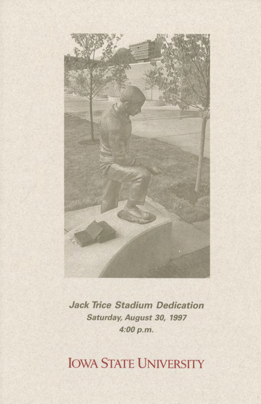 Jack Trice Stadium Dedication Program