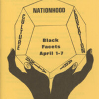 Cover of Black Awareness Week Brochure